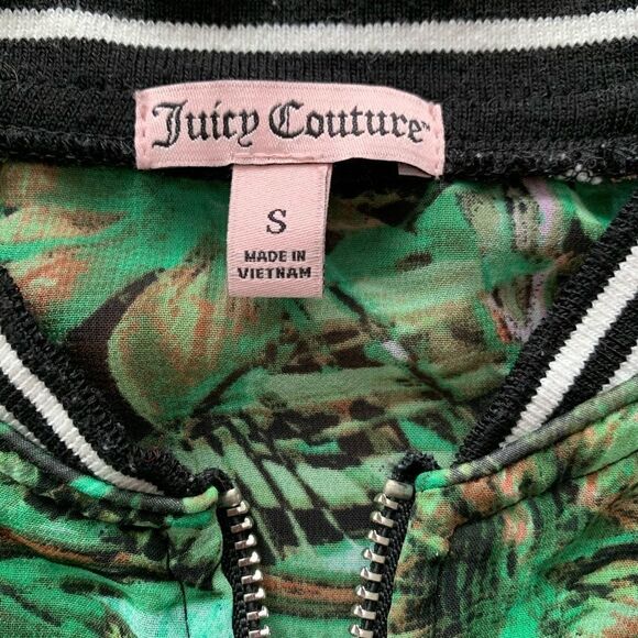 Juicey Couture tropical chiffon bomber jacket - Picture 4 of 5